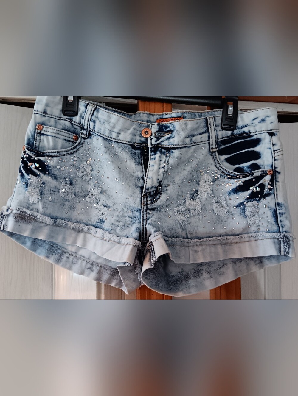 Distressed Denim Mini Shorts (EUC)